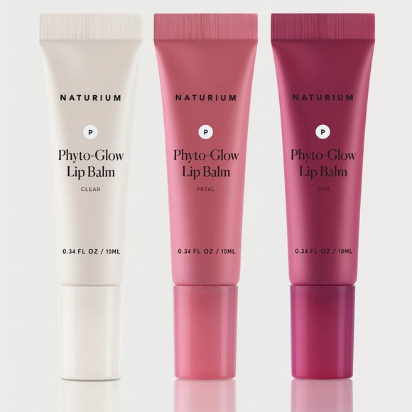 Naturium Phyto-Glow Lip Balm Trio Set - Petal, Clear, Jam Viral TikTok Set - Picture 1 of 4